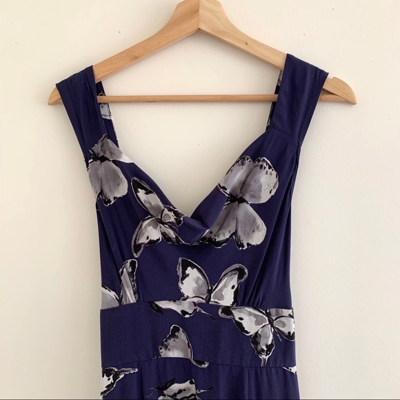 Tracy Reese butterfly maxi dress size 4 - Picture 2 of 6